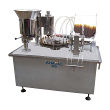 Automatic small medicine bottle filling and capping machine